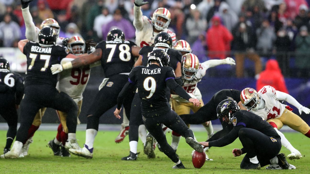 Ravens beat 49ers with Tucker's field goal on last play of game