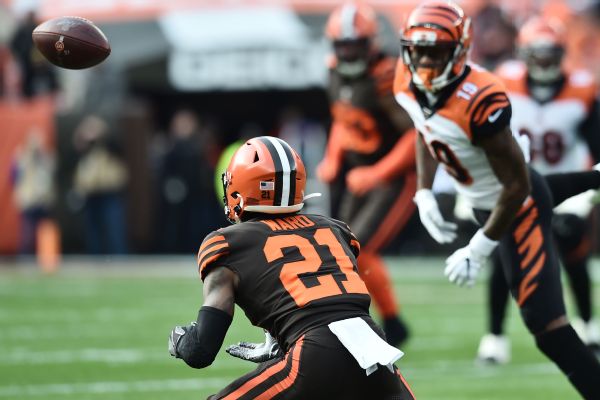 Browns CB Ward out of protocol, will play Sunday