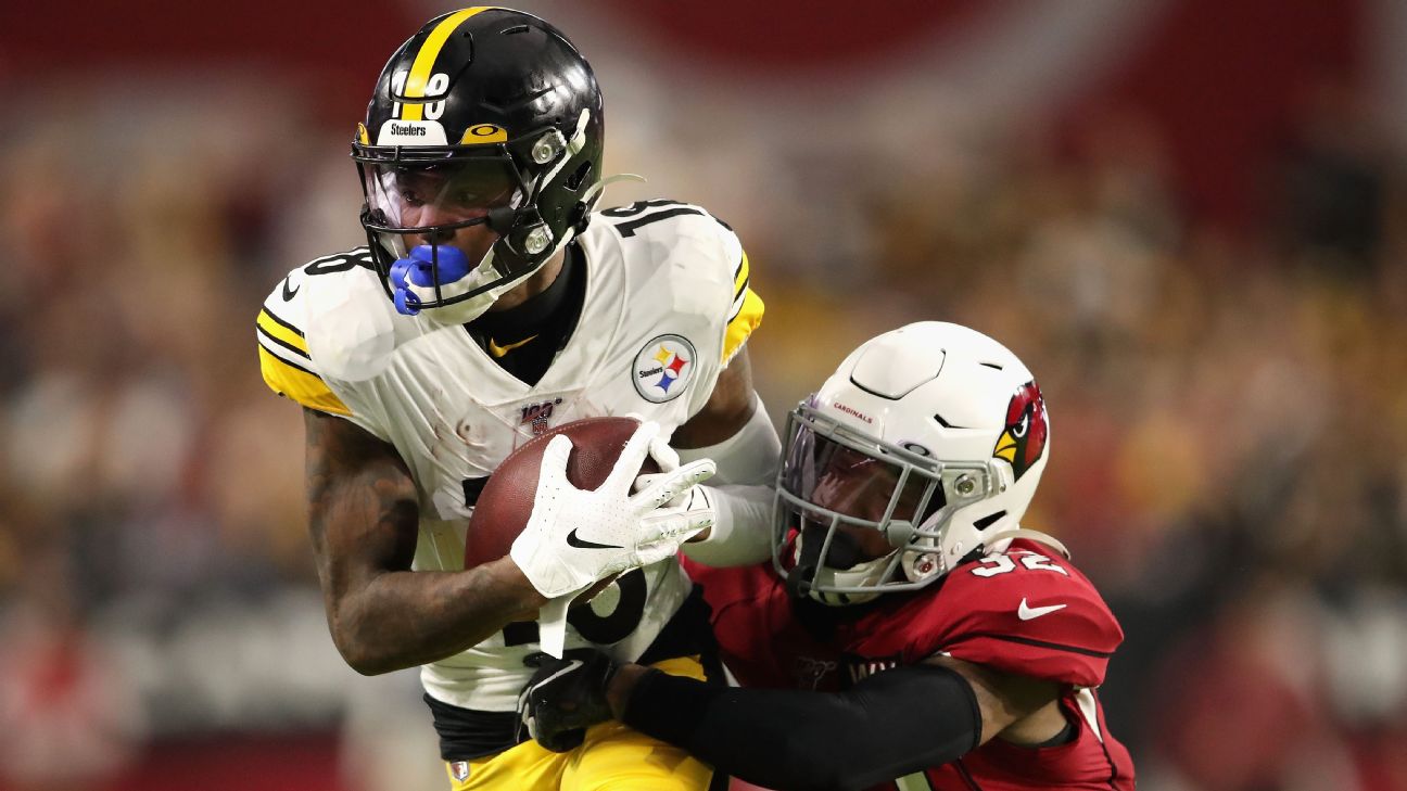 Steelers notes: Diontae Johnson's touchdown slump continues, but