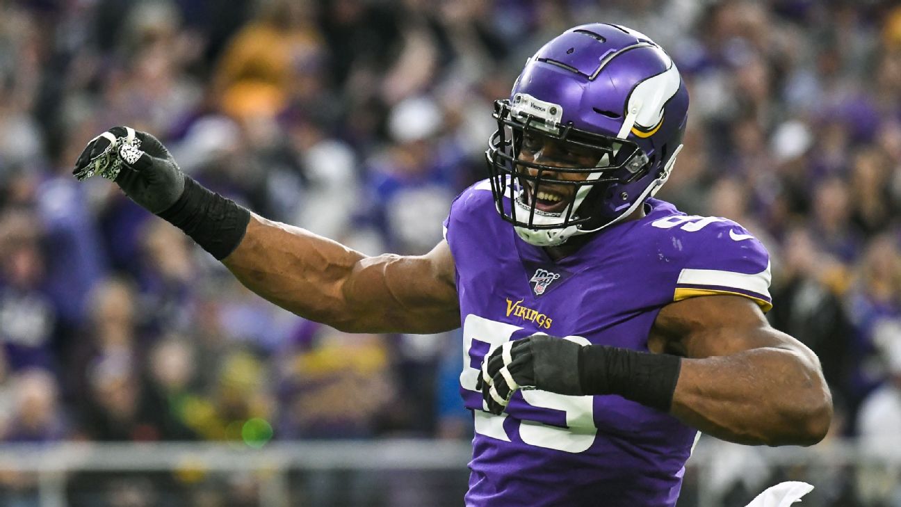 Vikings Snap Counts: Trying to replace Danielle Hunter North News - Bally  Sports