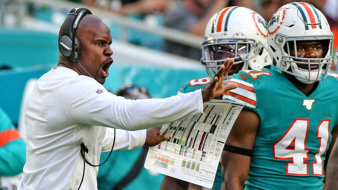 Brian Flores says Miami Dolphins want 'people with high character