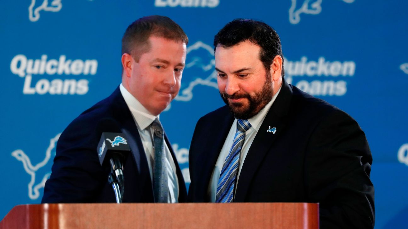 Detroit Lions general manager Bob Quinn is standing by Matthew