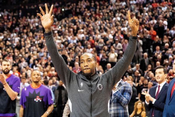 "It's like Maximus coming back as the gladiator," Clippers coach Doc Rivers said of Kawhi Leonard's return to Toronto. "He was the champion and just did everything honorably and the right way." — Article image accompanying Raptors agree to 2-year, $115M extension with Kawhi Leonard on WagerUp Sports News.