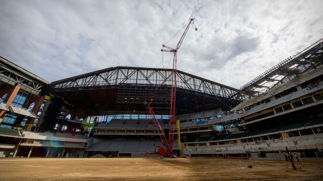 Fire breaks out at Globe Life Field, the new Texas Rangers stadium