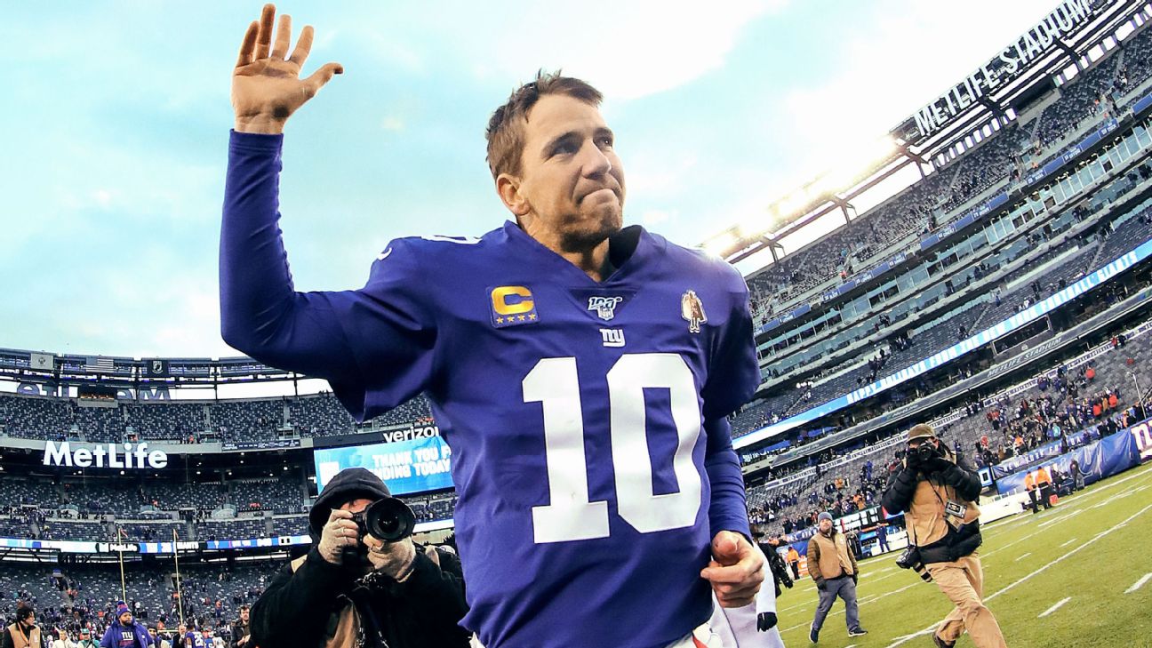 The Giants can't screw up Eli Manning's send-off