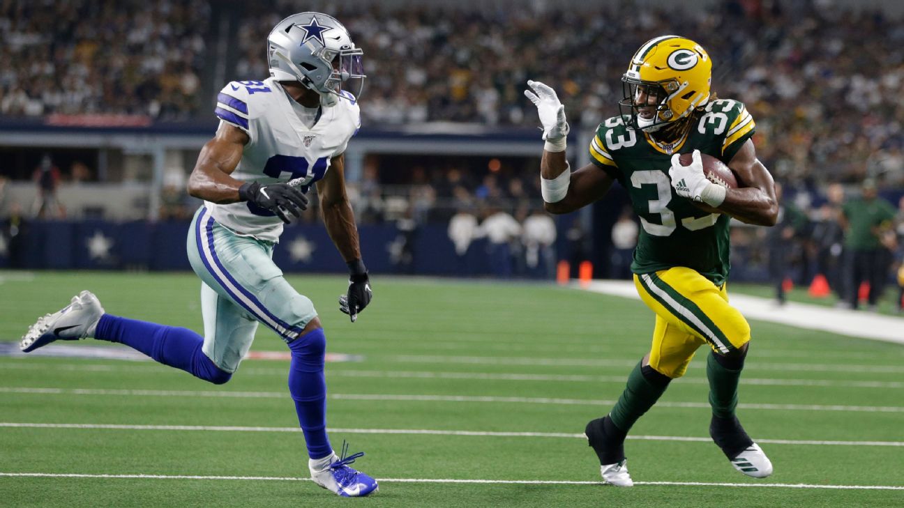 Aaron Jones scores Packers' first touchdown of 2021 season