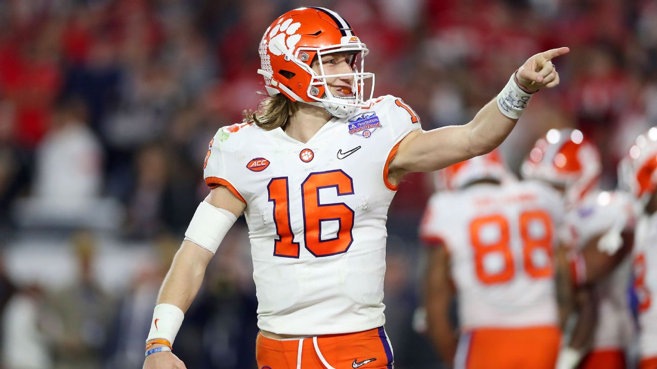 Clemson's Trevor Lawrence misses chance at second national title