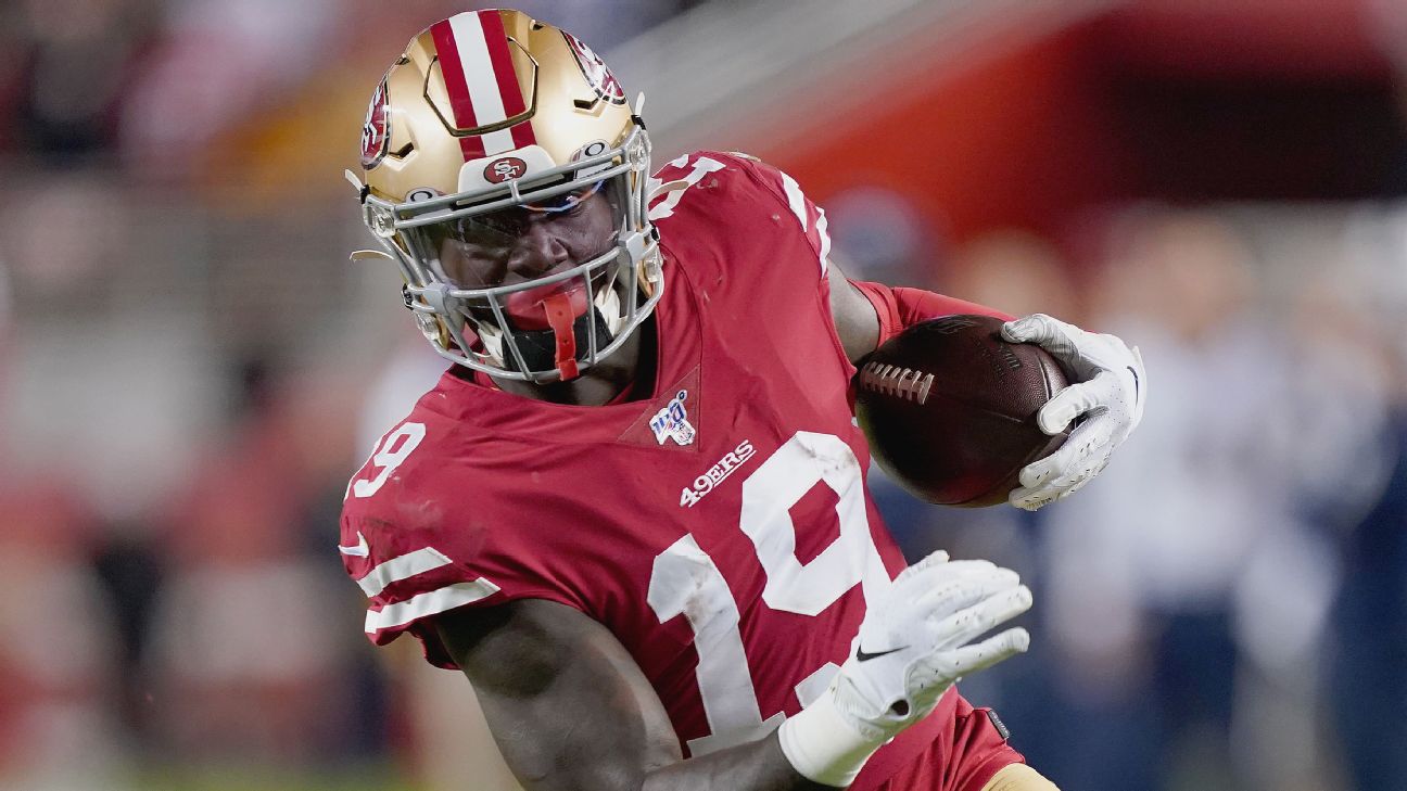 San Francisco 49ers activate WR Deebo Samuel off non-football