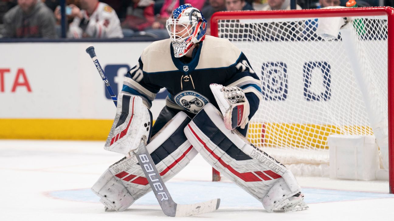 Blue Jackets sign goalie Korpisalo to 2-year deal