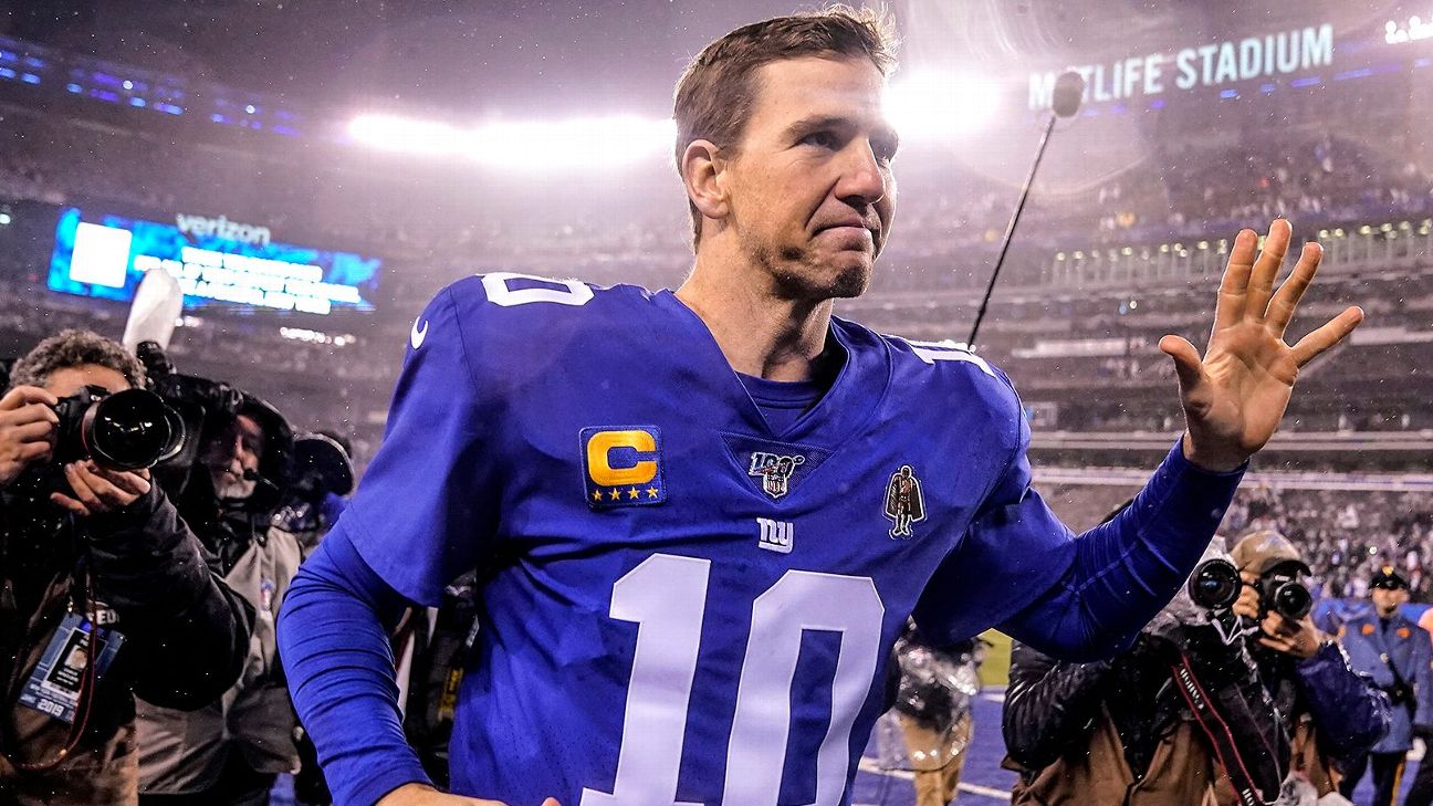New York Giants quarterback Eli Manning retiring after 16-season