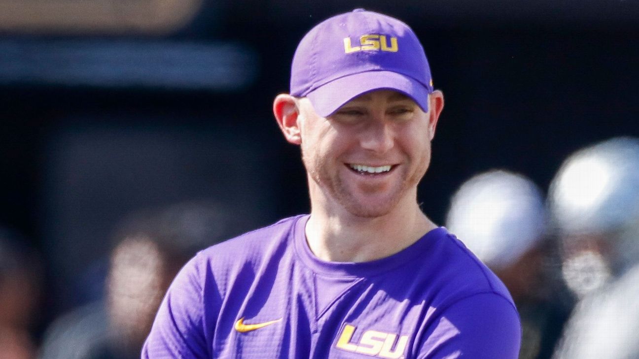 Sources: LSU's Joe Brady to become Panthers' offensive coordinator