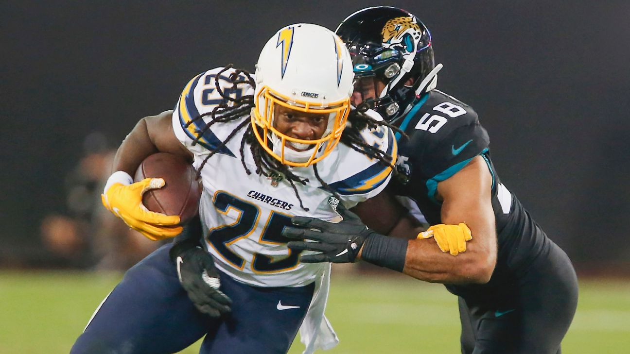 Chargers Melvin Gordon earns top RB grade in Week 5