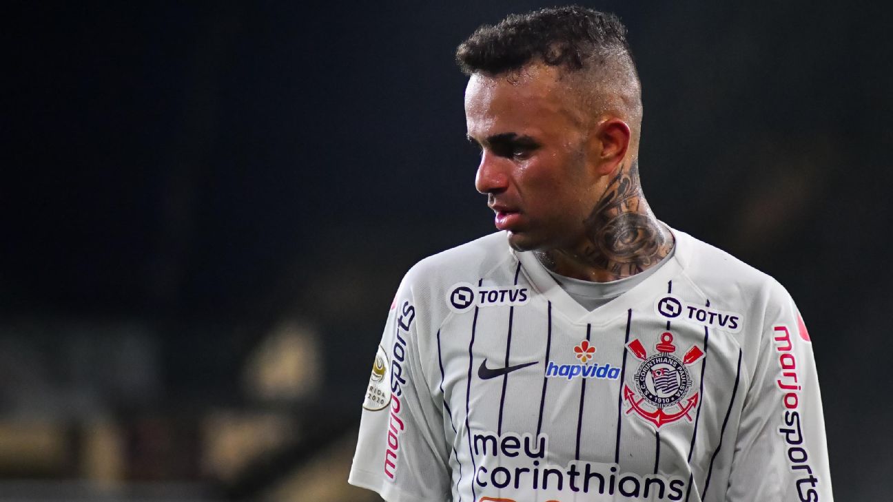 Luan acumula poucas partidas pelo Corinthians em 2022