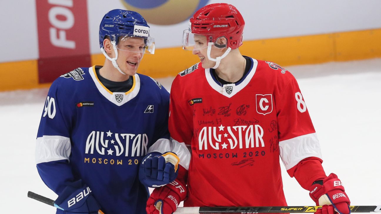 KHL on X: Kirill Kaprizov is unstoppable, and KHL players know