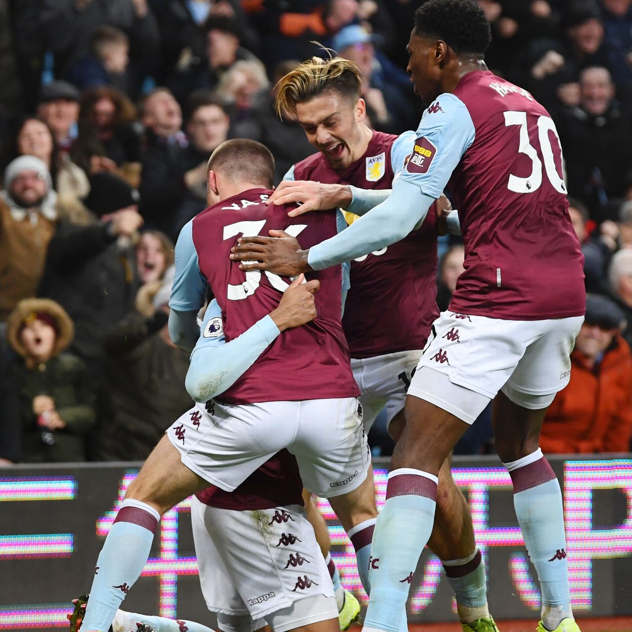 KAPPA ASTON VILLA 2020 AWAY GREALISH JERSEY