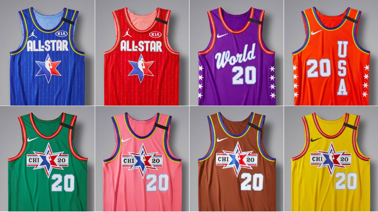 nba all star jerseys over the years