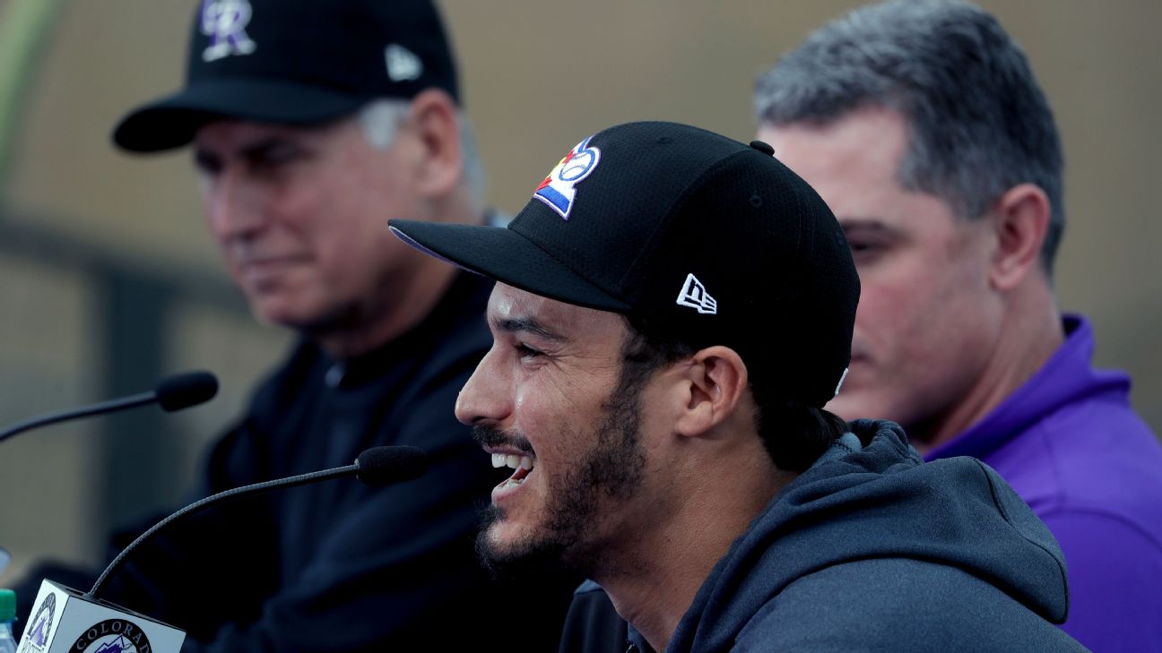 Rockies manager Black downplays Arenado, Story trade rumors