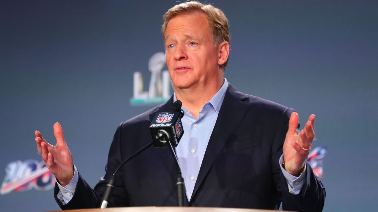 Roger Goodell addresses 'unacceptable' lack of diversity in NFL