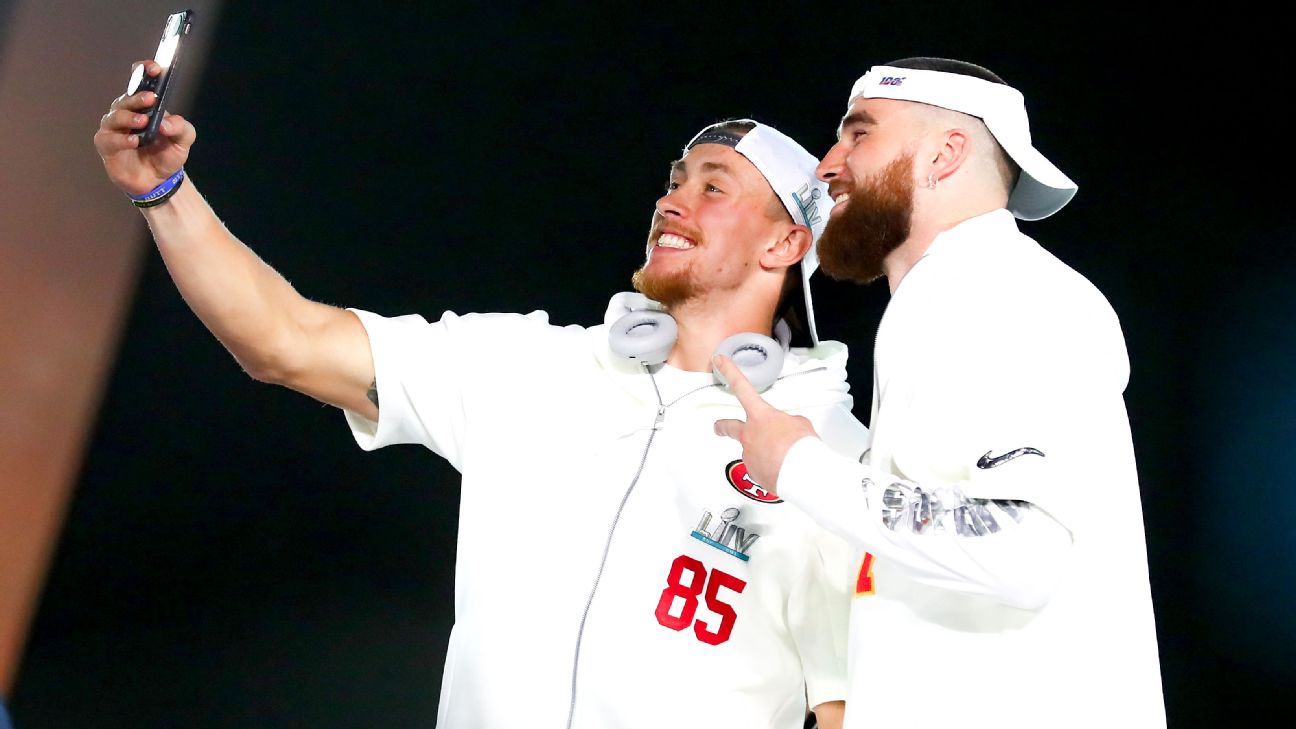 Travis Kelce Gave George Kittle a One-of-a-kind Christmas Present