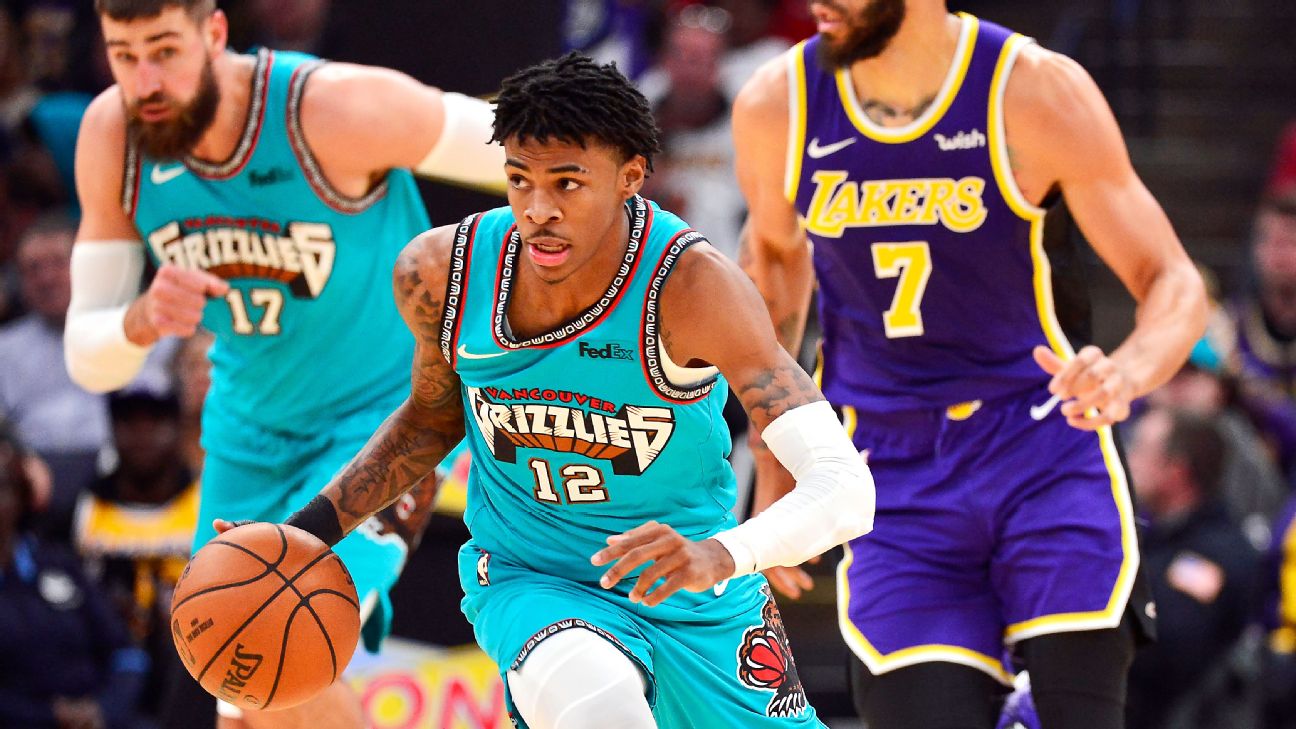 Grizzlies grind out Game 2 win over Lakers without Ja Morant