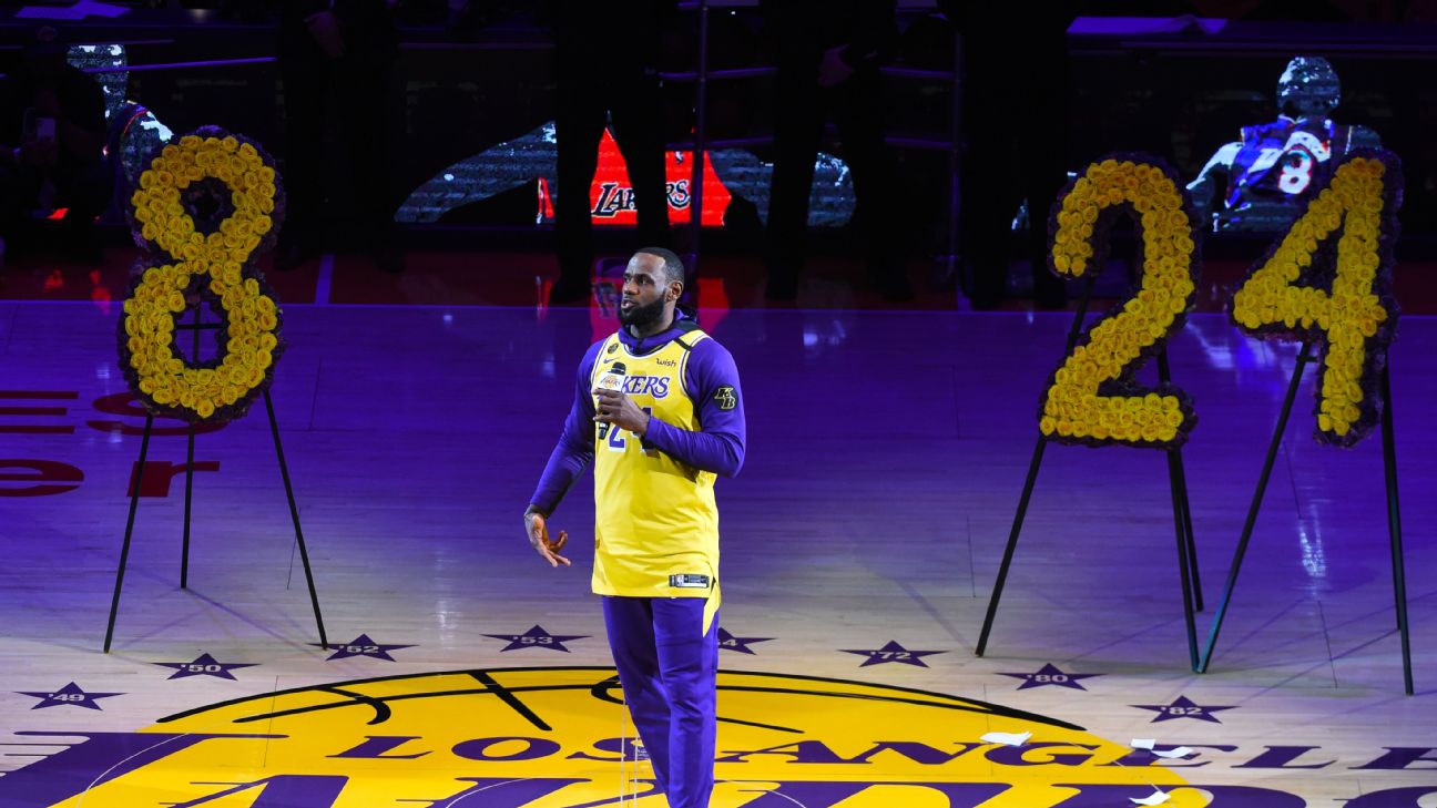 Lakers honor Kobe Bryant and ruthlessly crush Trail Blazers - Los