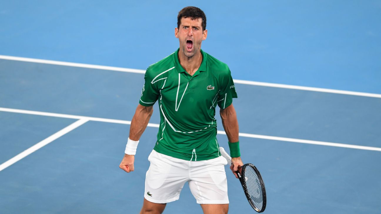 Novak Djokovic rallies Thiem to win 8th Australian Open