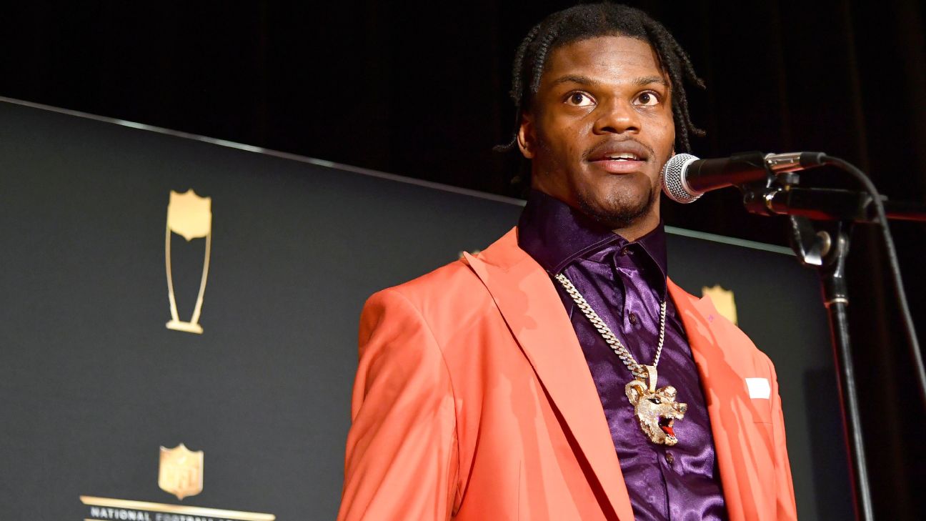 NFL Honors: List of winners, Hall of Fame inductees as Lamar Jackson  unanimously named Most Valuable Player 