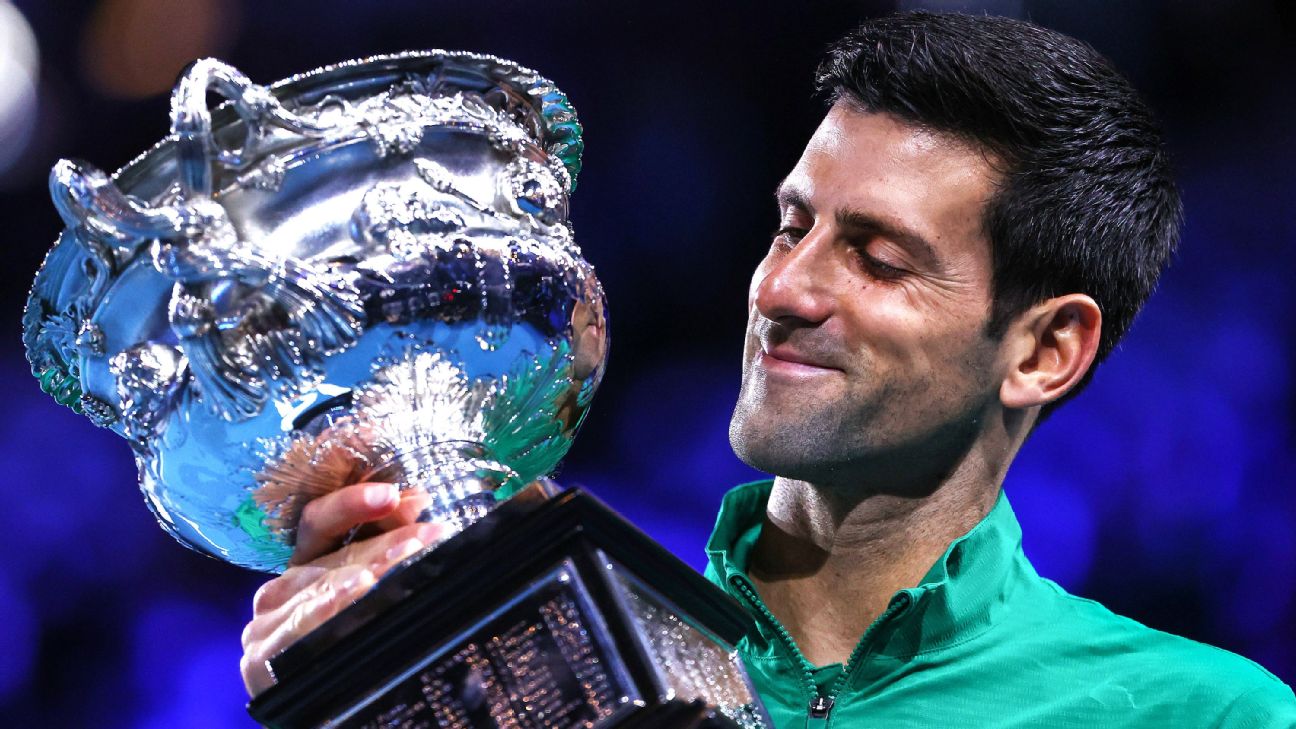 praktiseret Barnlig kerne Novak Djokovic captures record eighth Australian Open victory with desire,  mental strength