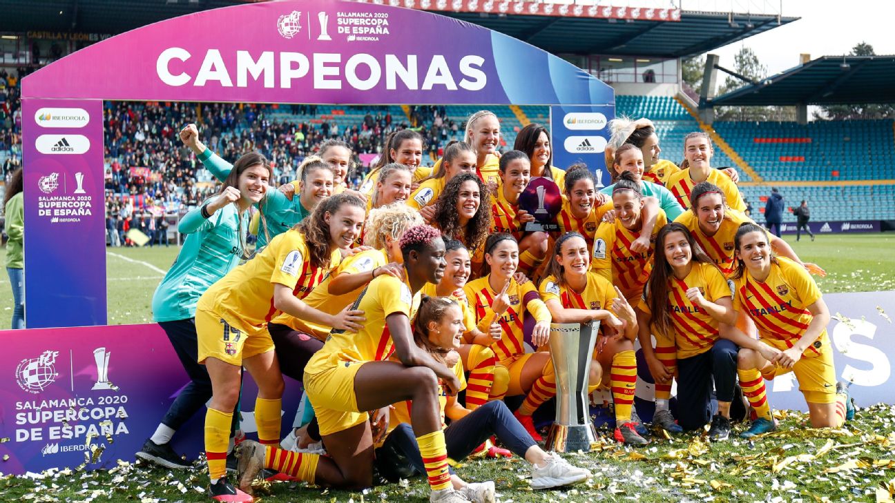 Barcelona Women Thrash Real Sociedad 10 1 To Lift First Ever Super Cup