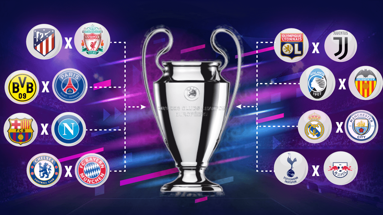 Confira os resultados dos jogos de ida das oitavas de final da Champions  League - Champions League - Br - Futboo.com