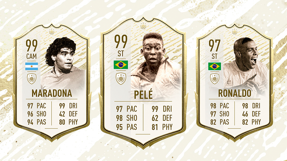 Pelé, Maradona, Ronaldinho: como jogar com jogadores clássicos no FIFA 21