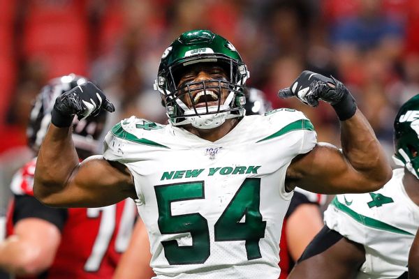 Jets deal LB Williamson to Steelers, source says
