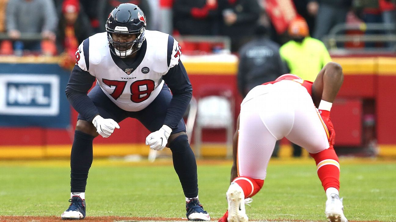 Texans LT Laremy Tunsil ruled out for Sunday's game against