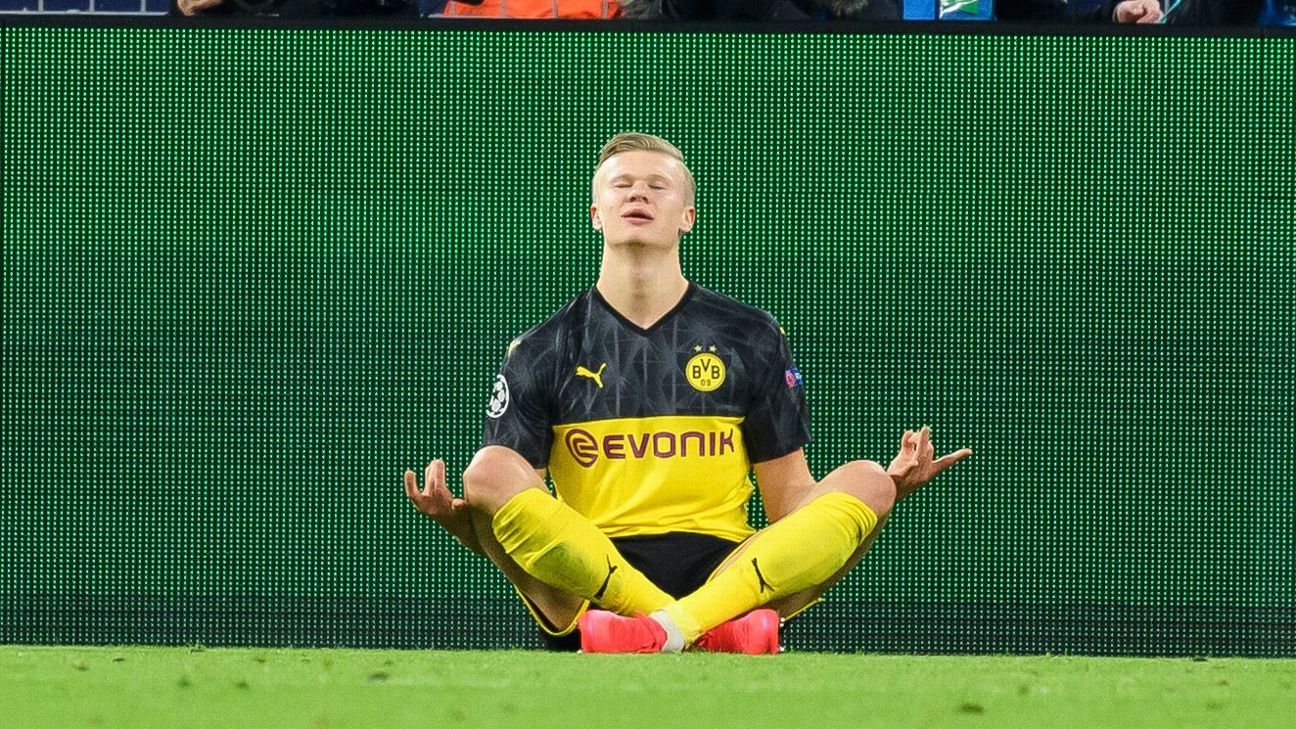 Erling Haaland S Stunning Champions League Goal Stats Dortmund Striker Has Scored More Than Barcelona