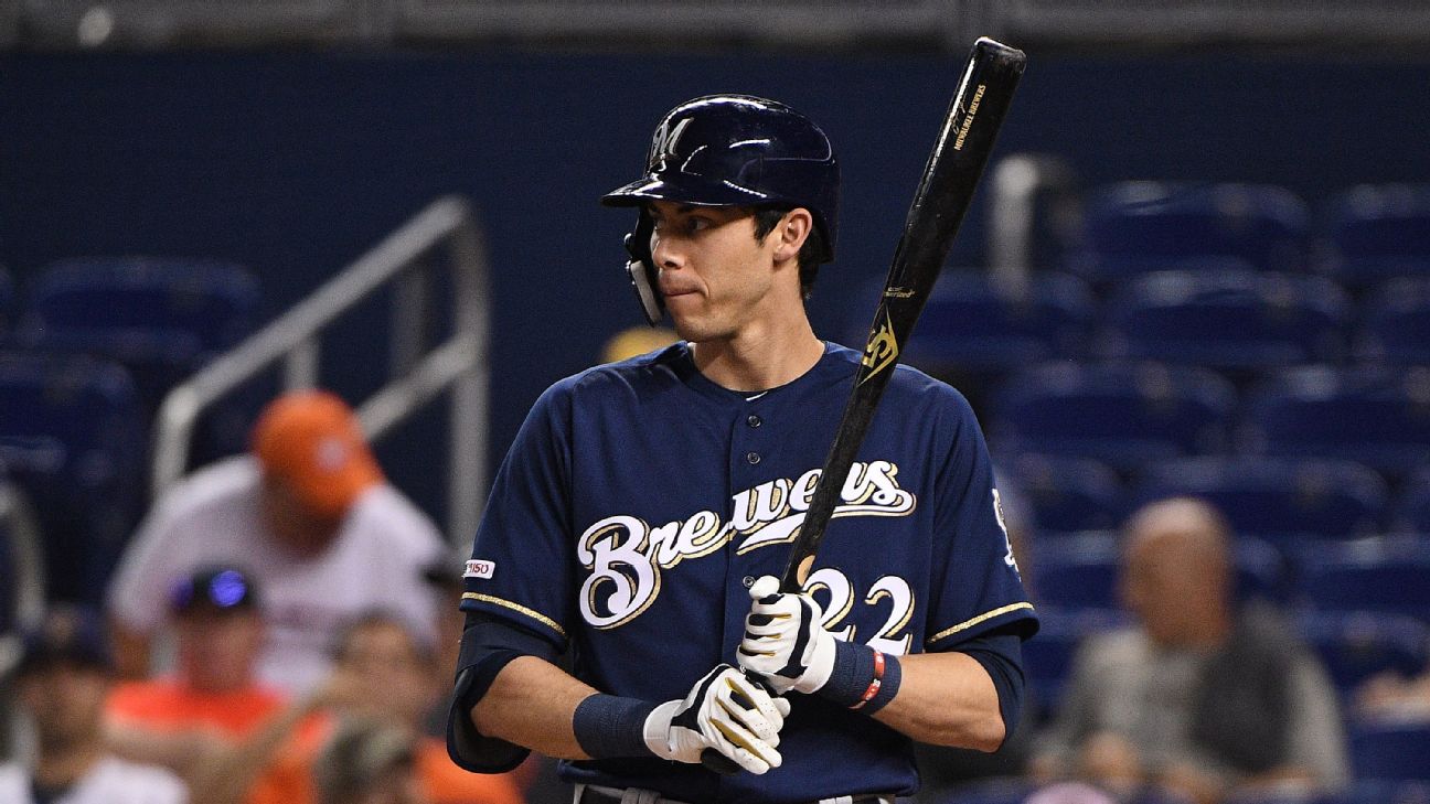 Christian Yelich Milwaukee Cerveceros Jugador Chile