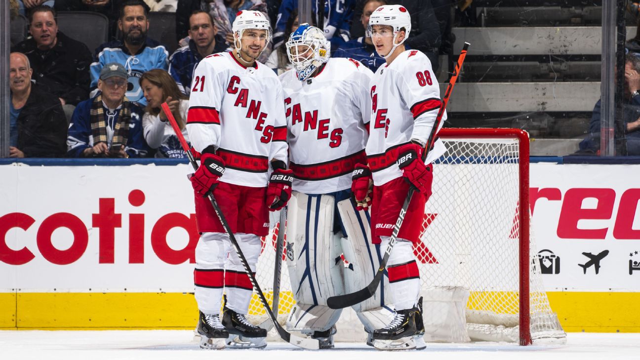 Zamboni driver turned goalie now has own Hurricanes shirt for sale