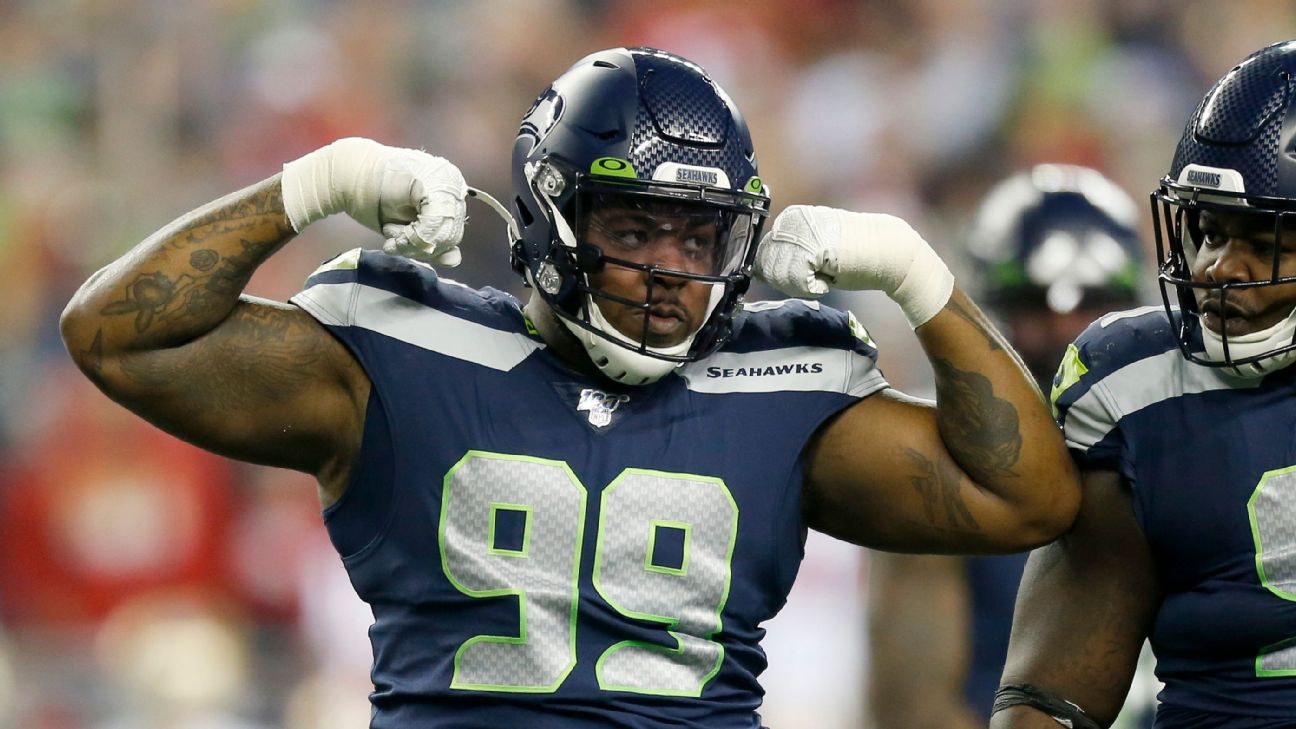 Jets sign former Seahawks defensive tackle Quinton Jefferson