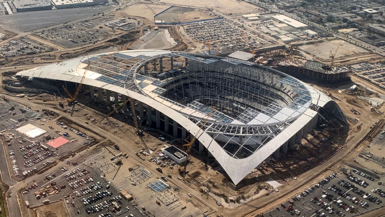 Crane collapses outside SoFi Stadium in Southern California ABC30 Fresno