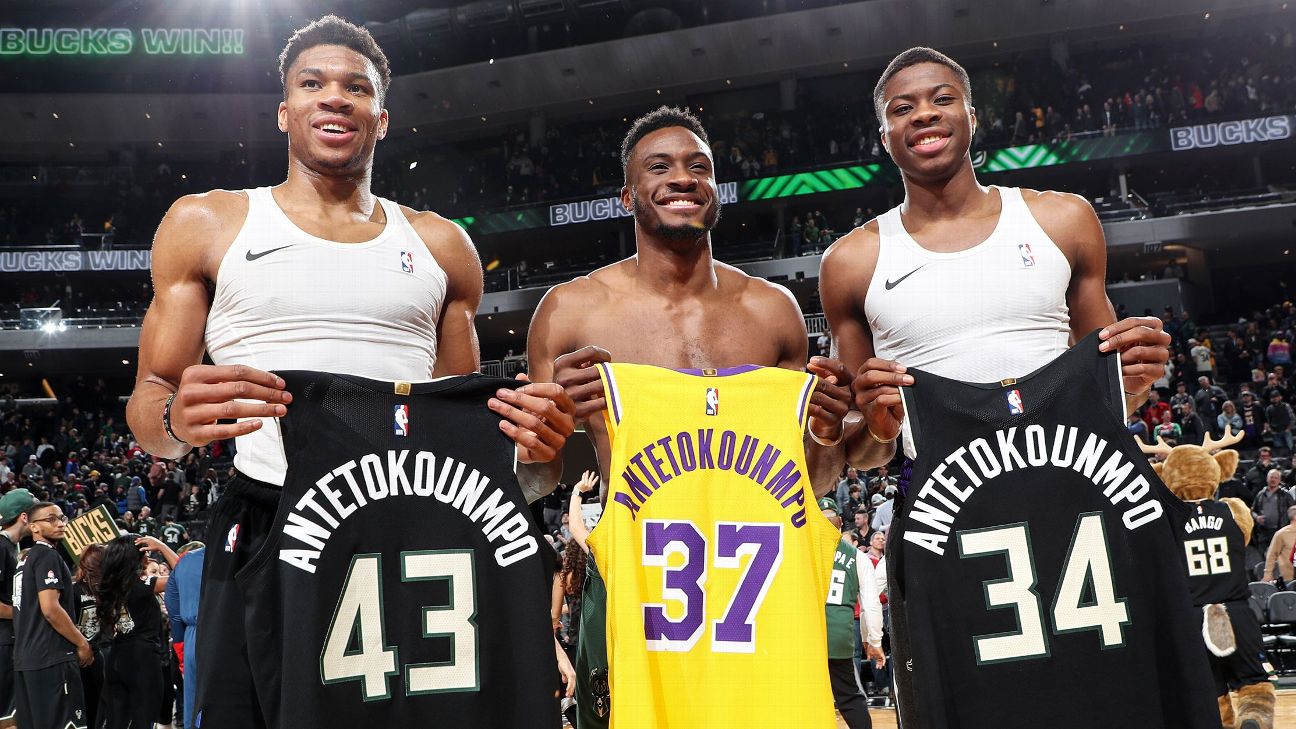 Giannis Antetokounmpo and his brothers have one goal - be their father's  legacy