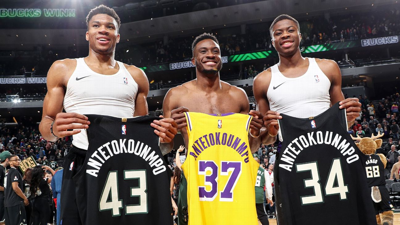 Giannis Antetokounmpo and his brothers have one goal Be 