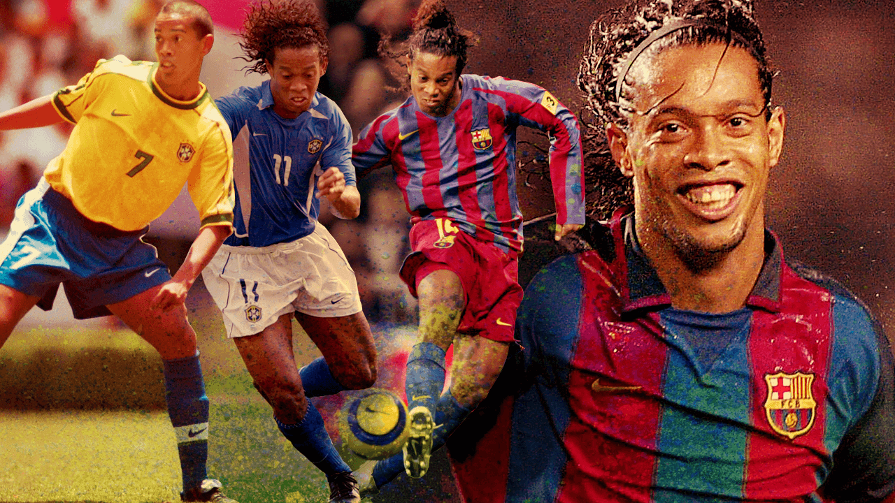 Ronaldinho Gaucho - Dribles e Gols Barcelona e + Lances