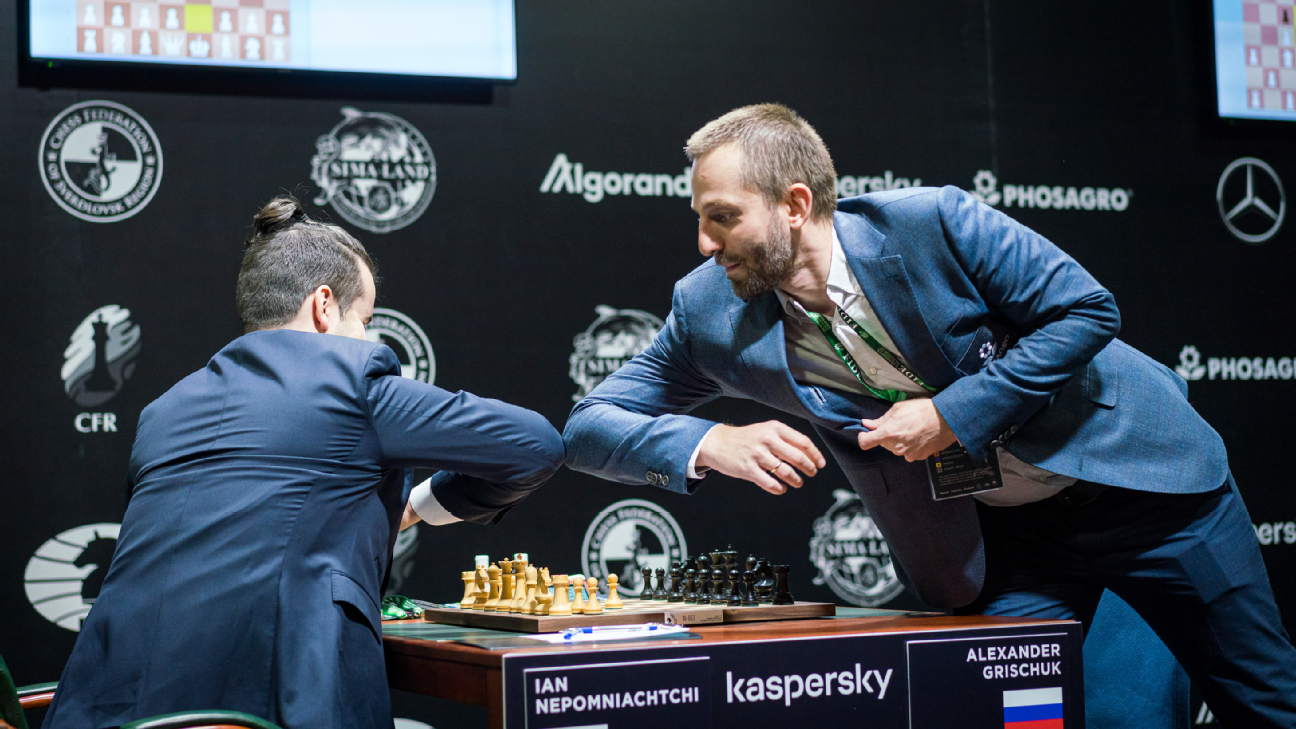 Steady Ian Nepomniachtchi, shaky Ding Liren as world chess title