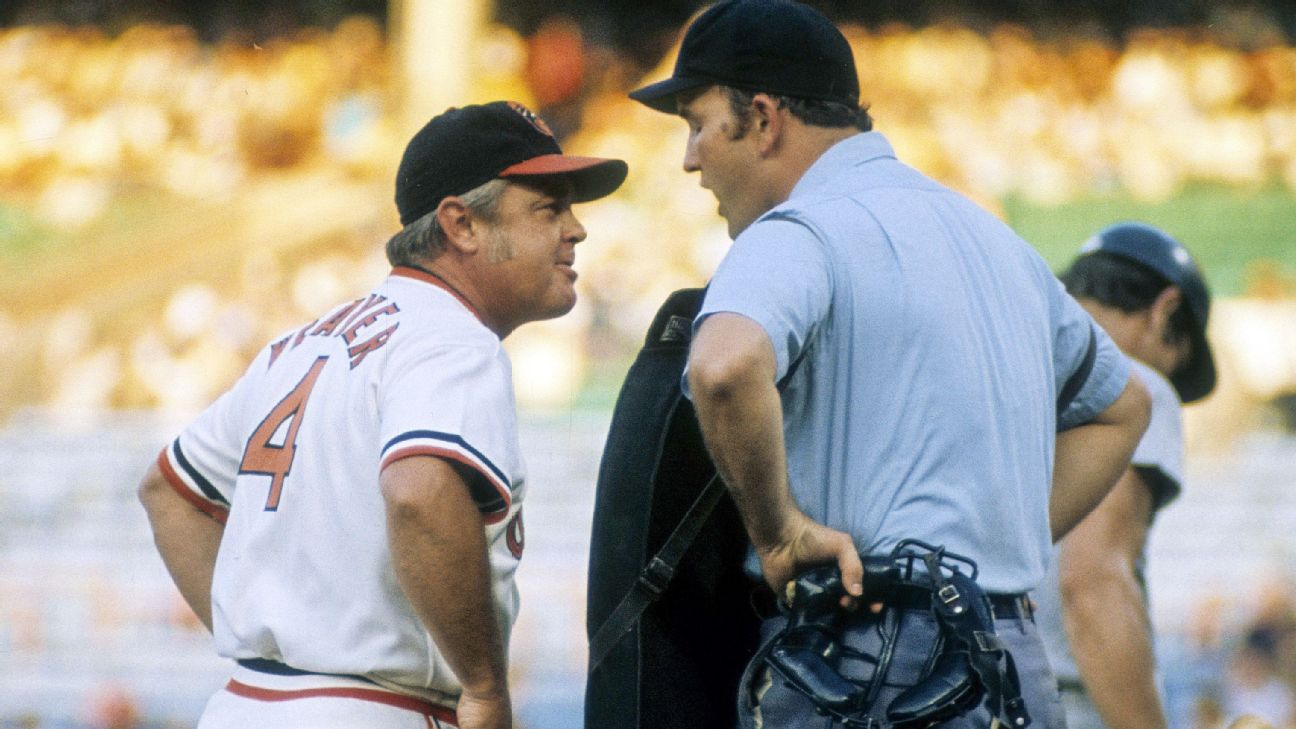 Baseball Hall of Fame Orioles manager Earl Weaver dies