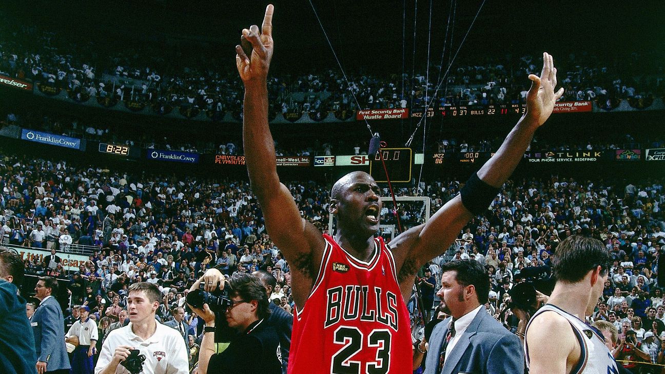 espn.com - Anthony Slater - Jordan game-worn 1998 NBA Finals jersey sells for $14 million