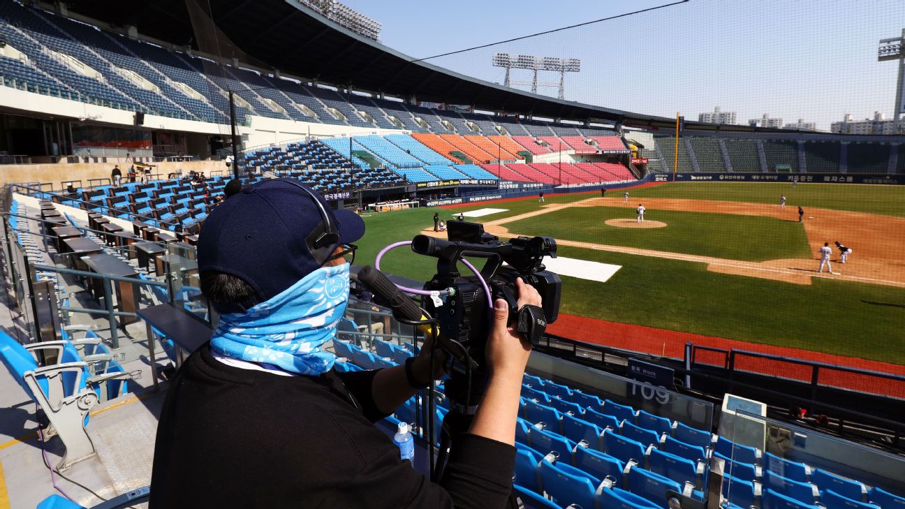 South Korea resumes baseball season, ESPN to air games with