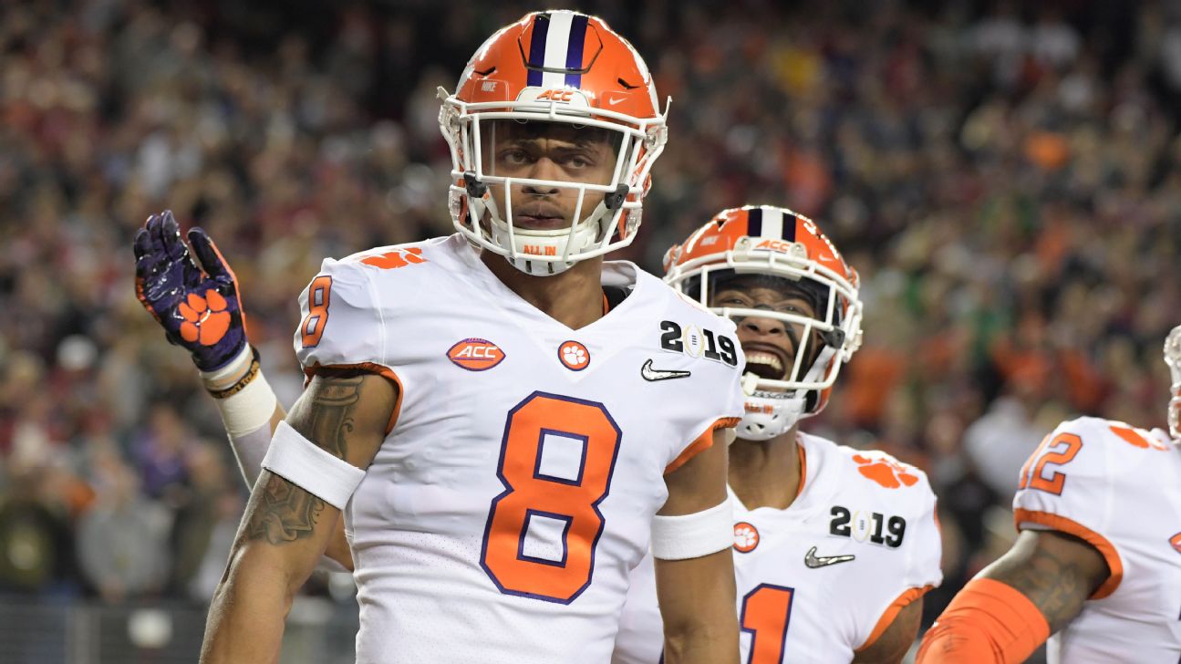 AJ Terrell Jersey Swap, Clemson ➡️ Falcons