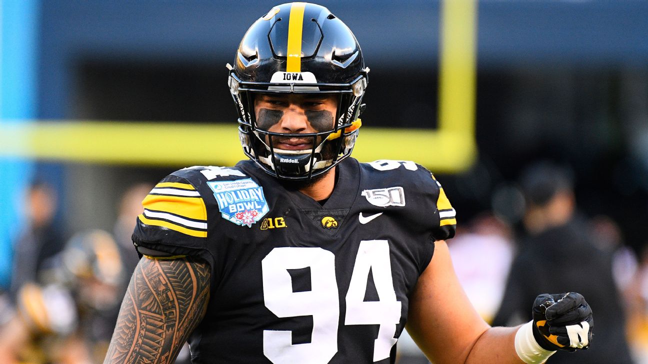 2020 NFL Draft: DE A.J. Epenesa, Iowa, RB Zack Moss, Utah highlight day two  picks