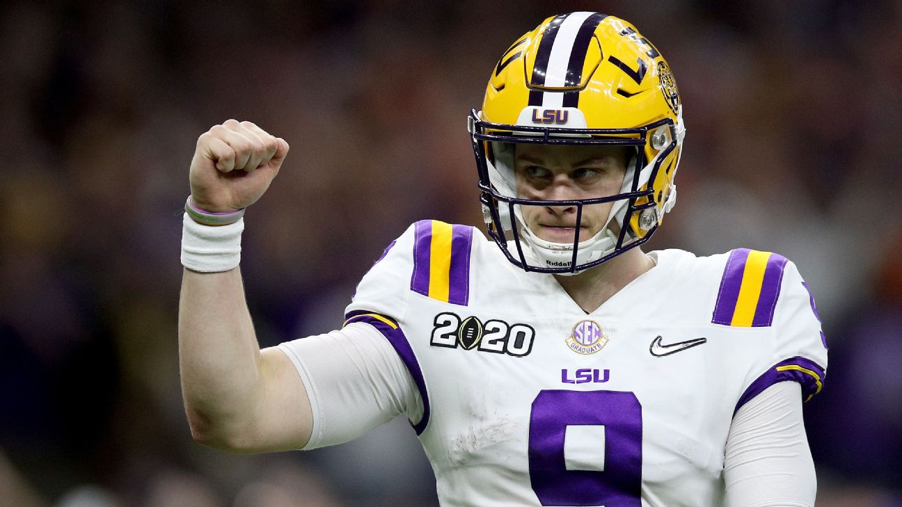 2020 NFL Draft: Bengals make Joe Burrow No. 1 pick