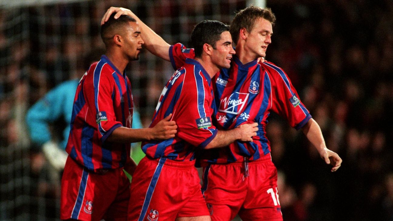 Leon McKenzie, Craig Foster and Mathias Svensson Leon McKenzie, Craig Foster and Mathias Svensson
