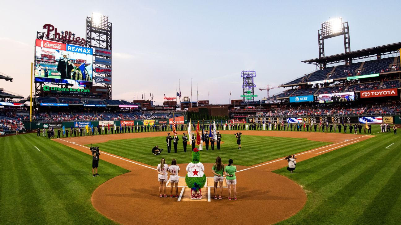 Phillies-Blue Jays Games Postponed After 2 Staff Members Test Positive -  The New York Times